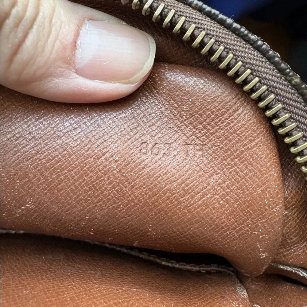 Louis Vuitton Monogram Crossbody Bag in Brown and Tan - Picture 3 of 9